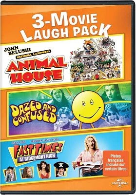 Animal House + Dazed & Confused + Fast Times at Ridgemont Hight - New 3 DVD Set - Image 1 of 2