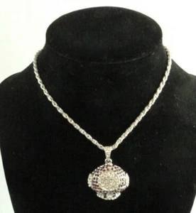 Super Red Mushroom Head Necklace Pendant Retro Gaming Chain Silver - Picture 1 of 2