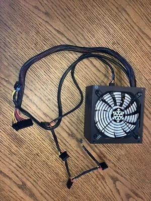 Rosewill Glacier 600M 600W Modular 80 Plus Bronze Power Supply PSU BLACK - Image 1 of 4