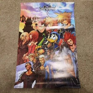Kingdom Hearts Poster Goofy Donald Duck Disney Trends Int. Square Enix 34" x 22" - Picture 1 of 7