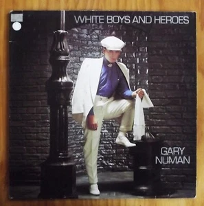 GARY NUMAN / WHITE BOYS AND HEROES 1982 BEGGERS BANQUET RECORDS - Picture 1 of 2