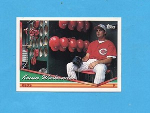 BASEBALL CARD-TOPPS 1994-n.41- KEVIN WICKANDER - REDS