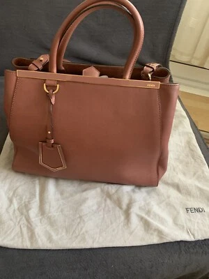 100% Authentic Fendi Black Leather 2jours Tote - Image 1 of 4