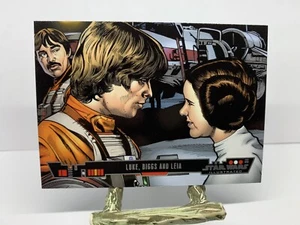 Luke Biggs & Leia #93 Star Wars Illustrated 2013 Trading Card - Picture 1 of 4