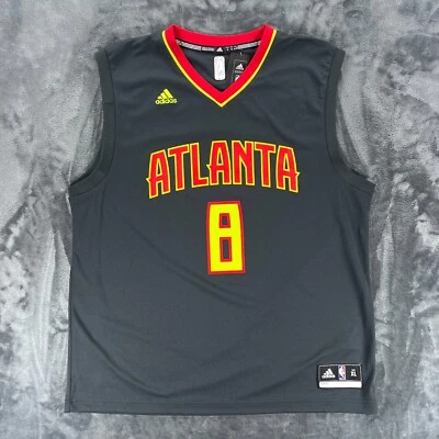 Camiseta deportiva de baloncesto Adidas nueva con etiquetas para hombre XL Atlanta Hawks Dwight Howard #8 vintage Foto 1 de 4