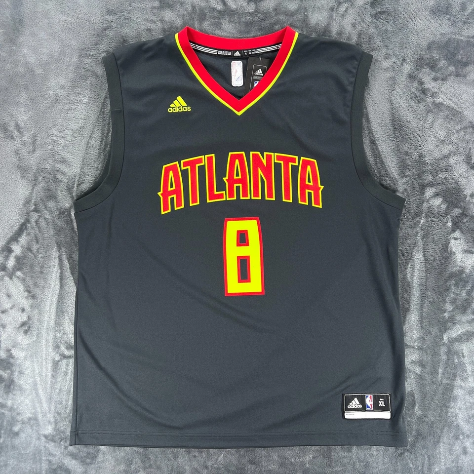 Adidas NWT Basketball Jersey Men XL Atlanta Hawks Dwight Howard #8 Vintage - Image 1 of 4
