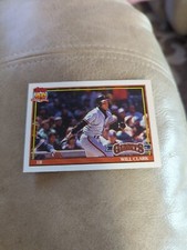 Will Clark 1991 Topps  #500  San Francisco Giants