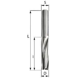 VHW Schruppfräser D6x32x70mm S6 3Z VHM Spiralfräser Oberfräser S10111 - Picture 1 of 1