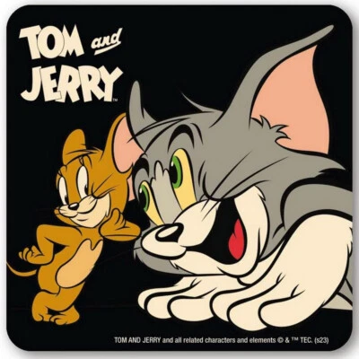 Sous-verre Logoshirt® Warner Bros 10x10cm (Tom et Jerry 2) - Bild 1 von 2
