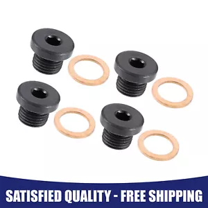 M14x1.5 Steel Engine Oil Drain Plug Screw Suit for Audi A4 A6 S8 S6 S5 Item of 4 - Picture 1 of 7