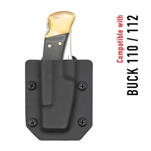 Clip & Carry Kydex guaina per il buck 110/112 coltello pieghevole - Made in USA - Foto 1 di 16