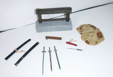 NECA Kill Bill Figure Series 7" Scale Accessory and Parts Lot - Pai Mei, Go-Go