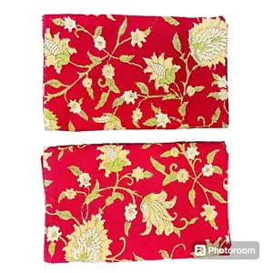 Pottery Scheune 2 Kissen Shams Standard 19 x 26 Colette Vanessa Druck Leinenmischung - Bild 1 von 6