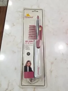 Vintage NOS Professional 3/8" Chrome Barrel Curling Iron Small Curls Hair Curlin - Picture 1 of 5