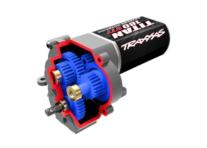 Traxxas Trx4-M TRX4M TRX-4M  Getriebe u. Motor komplett, Speed Untersetzung TRX9 - Bild 1 von 1