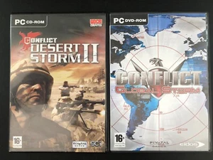 Lotto Conflict Global Storm + Conflict Desert Storm II 2 Videogioco PC CD-DVD - Imagen 1 de 1
