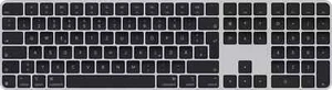 Apple Magic Keyboard schwarz mit Touch ID & Ziffernblock, schwarze Tasten OVP - Bild 1 von 1