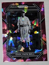 2023 Panini Prizm Baseball Cool Papa Bell Pink Ice #225 St Louis Cardinals