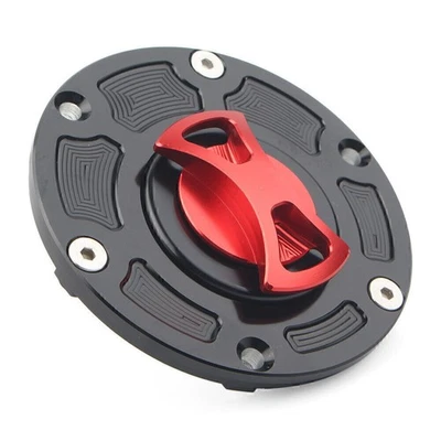 Fit Kawasaki Ninja 250R EX250 2008-2012 EX300 2013-14 Red CNC Fuel Gas Tank Cap - Image 1 of 4