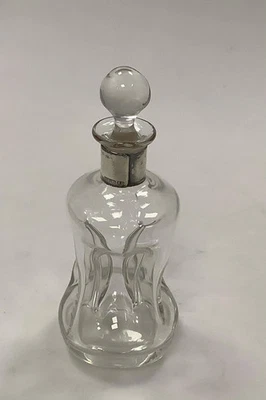 Holmegaard Dragsted Glass Carafe with silver ribbon - Image 1 of 4