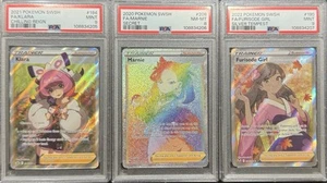 PSA 9 8 9 KLARA 194 MARNIE 208 FURISODE GIRL 190 SWORD & SHIELD POKEMON - Picture 1 of 2
