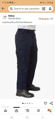 Rothco Azul Marino Talla M L Cintura (31-35) Nuevo con Etiquetas EMT Paramédicos Médicos Foto 1 de 4