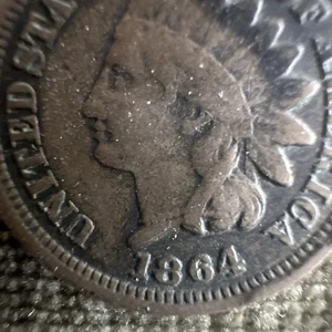1864 CN Indian Head Cent Penny🔥 - Picture 1 of 6