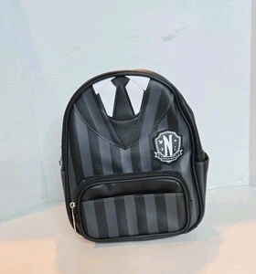 MGM Addams Family Wednesday Addams Exclusive "Nevermore" Mini Backpack - Picture 1 of 7