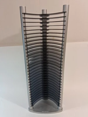 Vintage Atlantic Grey 30 DVD Storage Tower Rack Holder (MINOR DAMAGE) - Image 1 of 4