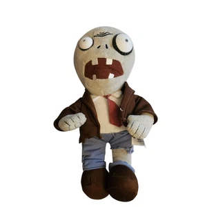 Plants Vs. Zombies 9 Zoll Zombie Plüschtier 2014 Anzug Krawatte Halloween  - Bild 1 von 3