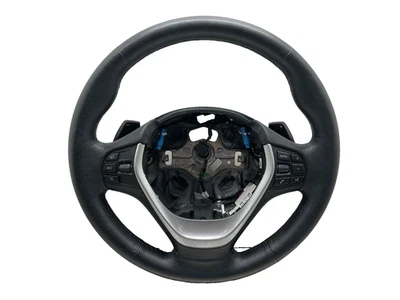 BMW Serie 328D 2014 manija del volante negra OEM 61319218380 686319102 12-18 Foto 1 de 4