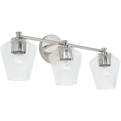 Capital Lighting Fixtures 141431PN-507 CAJA ABIERTA Beau Baño Tocador Luz Foto 1 de 4