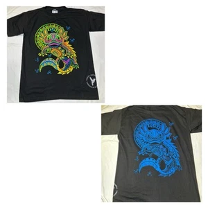 Tienda Artesanal Caminos De Mi Tierra Alebrije Axolotl Mexican T-Shirt Large - Picture 1 of 7