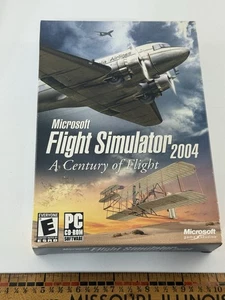 Microsoft Flight Simulator A Century of Flight PC CD-ROM New Sealed 2004 - Picture 1 of 5