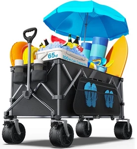 everyfun Pro Carro Pieghevole, Carrello Utilitario Pieghevole 440 libbre - Foto 1 di 7