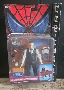 ToyBiz SPIDER-MAN JONAH JAMESON 6'' Inch Desk Action Figure 2001 Marvel Comics - Picture 1 of 6