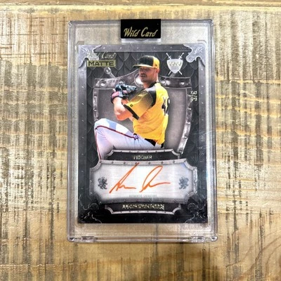 Wild Card Matte Aaron Shortridge Weekend Warrior Auto 3/6 - Image 1 of 2