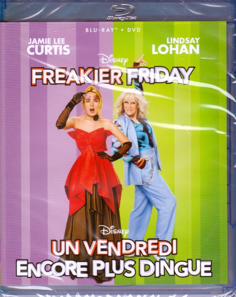 DISNEY FREAKIER FRIDAY BLURAY & DVD SET with Jamie Lee Curtis & Lindsay Lohan - Image 1 of 2