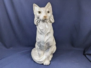 15" Royal Dux Bohemia weiße Perserkatze Figur #935 c1912-1945 selten EXC - Bild 1 von 9