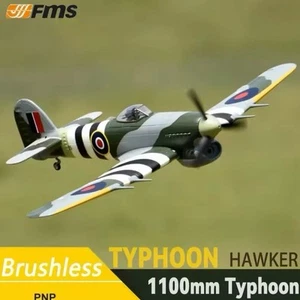 FMS 1100mm Hawker Typhoon RC Warbird PNP Version - Picture 1 of 7