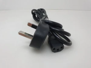 For ASUS VA24DQFS 24" Monitor Mains Power Cable AC Power Lead Cord 2m UK Plug - Picture 1 of 5