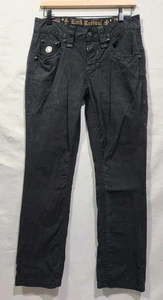 Rock Revival EP052-J1S schwarze Stretch Jeans Herren mit roten Nähten Gr. 28 x 29 - Bild 1 von 9
