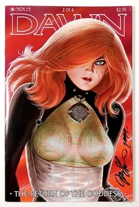 Dawn #2 Return of the Goddess SIGNED Joseph Linsner  (1999) Sirius Comics - Picture 1 of 2