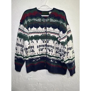 Northern Reflections Vintage Farm Szene Strickjacke Pullover Damen Medium Cabincore - Bild 1 von 7