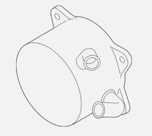 New Genuine Volvo Engine Oil Cooler  30771328 - Bild 1 von 1