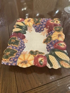 Vintage Fitz And Floyd Harvest Platter Excellent Condition - Picture 1 of 6