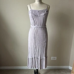 Knox Rose Woman’s Sun Dress Spaghetti Strap Long Dusty Lavender Purple Med - Picture 1 of 4