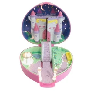 Polly Pocket Starlight Castle 1992 Bluebird Toys Light Up Heart Compact Playset - Picture 1 of 12