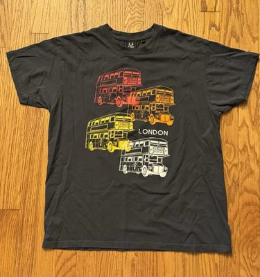 Fox Racing Boxed Fox Head Logo T Shirt Sz L London Women’s Double Decker Bus - Image 1 of 4