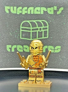 Minifigure mattoncini LEGO NINJAGO GOLDEN NINJA variante personalizzata stampata PAD #6 - Foto 1 di 17
